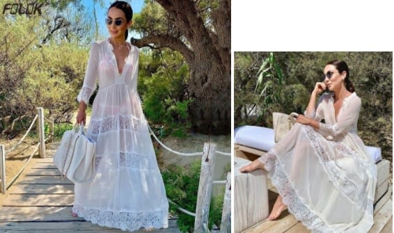 aliexpress vestidos de playa